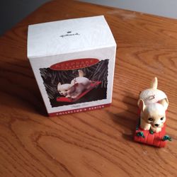 Vintage 1993 Hallmark Keepsake Ornament Puppy Love