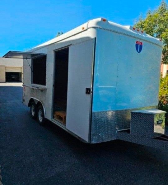 2020 8'x16' Loadrunner trailer with ramp
Concession window
Stainless steel folding shelf