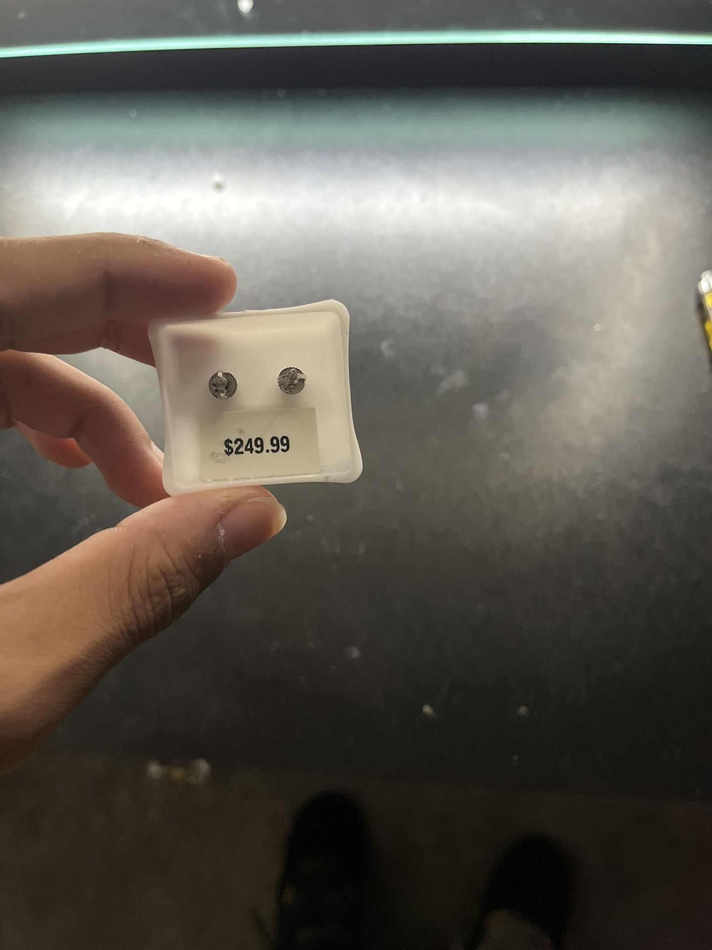 Vvsd Moisanite Diamond Earrings Pass Diamond Testers