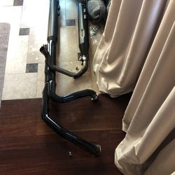 Harley Davidson OEM and slip on exhaust