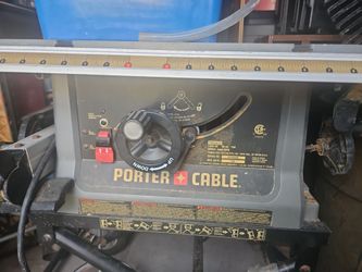 Porter cable 10 inch table saw