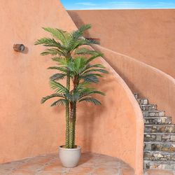 10ft Outdoor Artificial Palm Tree