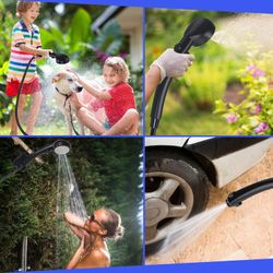 Portable Battery Powered Camping Shower With 3 Settings 