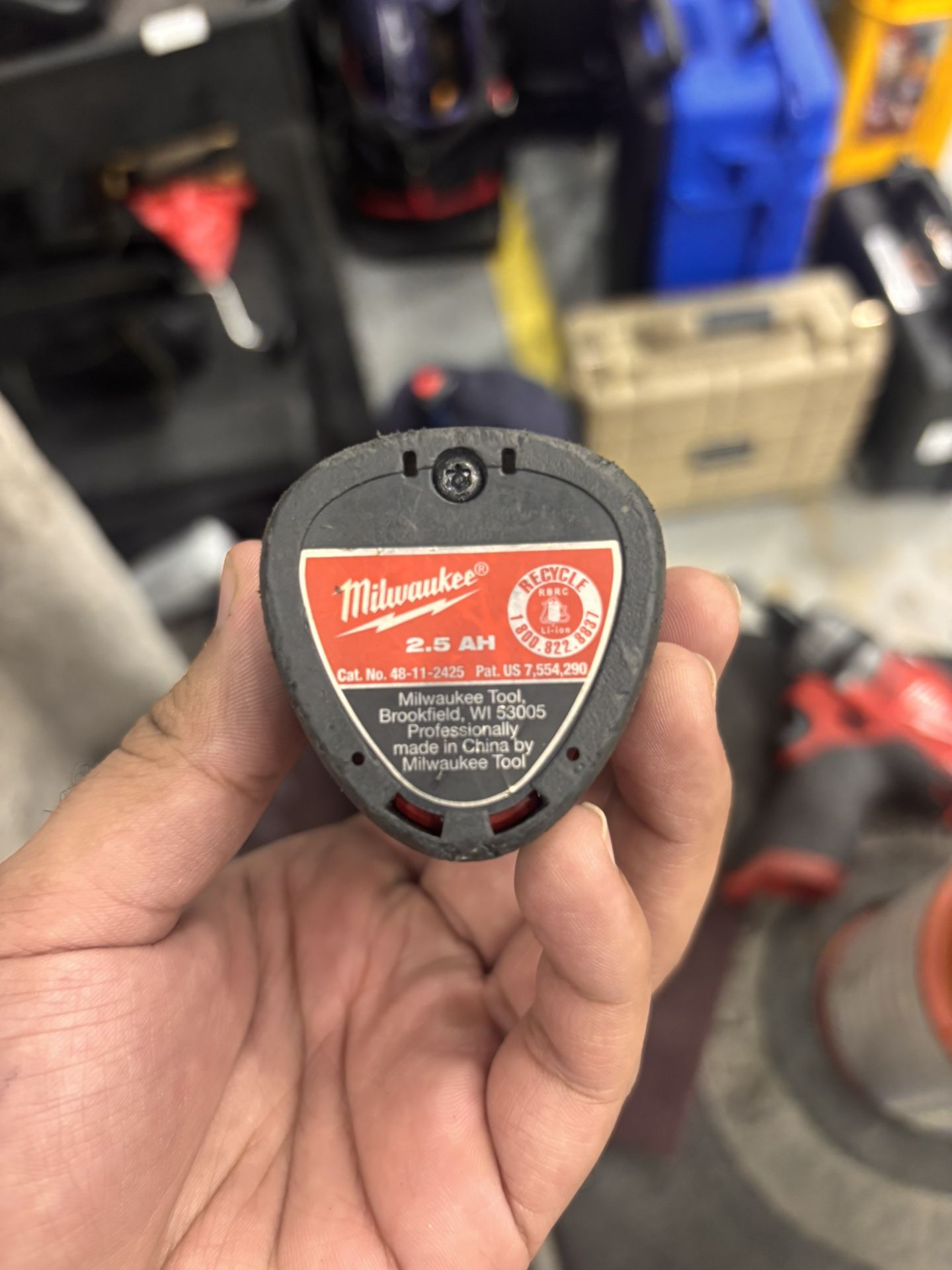Milwaukee M12 2.5ah Battery
