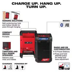 Milwaukee M12 12-Volt Lithium-Ion Cordless Bluetooth/AM/FM Jobsite Radio/Charger No low offs Pls Pick up Burien. Brand New Unopened. + 2ah $120 Firm 
