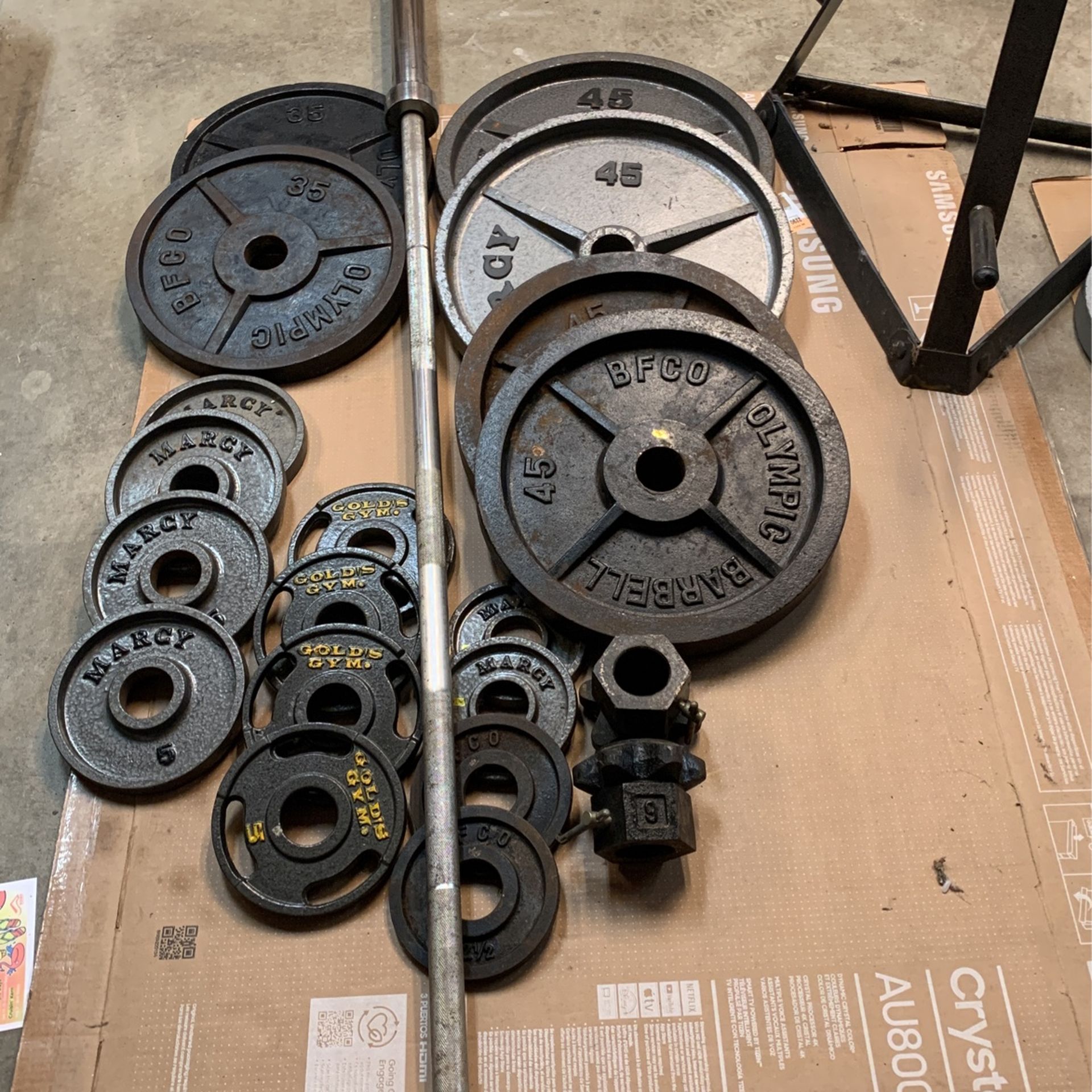 Olympic Weights With Bench