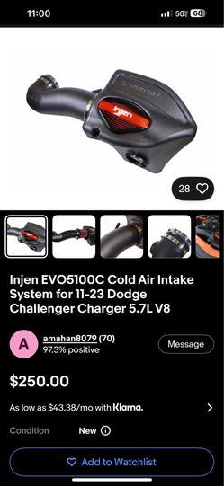 Injen cold air intake