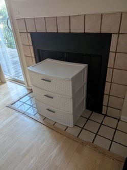 Plastic Dresser/End Table