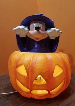 Disney halloween mickey mouse pumpkin wizard witch blow mold