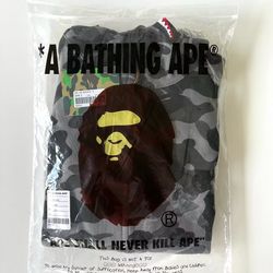 Black Bape Hoodie Size L