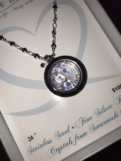 Swarovski Crystal Love Necklace