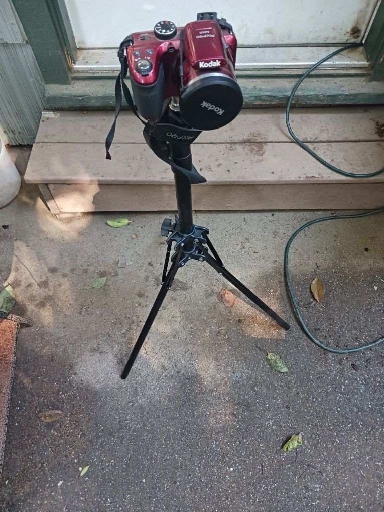 Kodak Camera With A Tripod