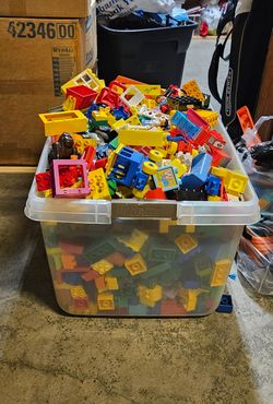 Big Box Of Lego Duplo.