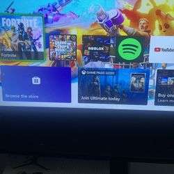 Xbox 1 with Cords & 2 Controllers 
