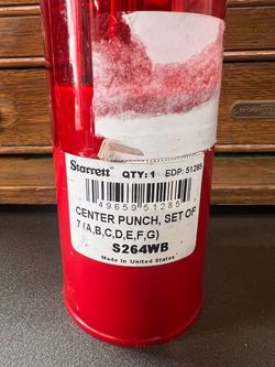 Starrett Center Punch Set S264WB