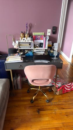 Desk and chair