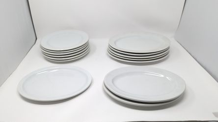 Misc. White Porcelain Plates