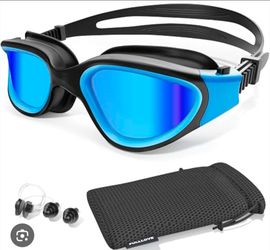Fulllove Blue Unisex Swim Goggles