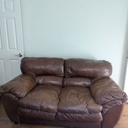 Leather sofa