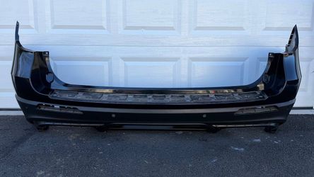 BLACK FORD EXPLORER ST REAR BUMPER 2020 2021 2022 2023 2024