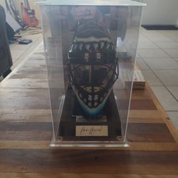 Brian Hayward Miniature Signed Goalie Helmet