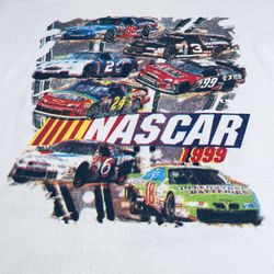 NASCAR 1999 California 500 California Speedway Levi’s US men’s Size L  Made in USA 