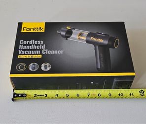 Brand New Fanttik Slim V9 Mix Cordless Handheld Car Vacuum & Air Duster