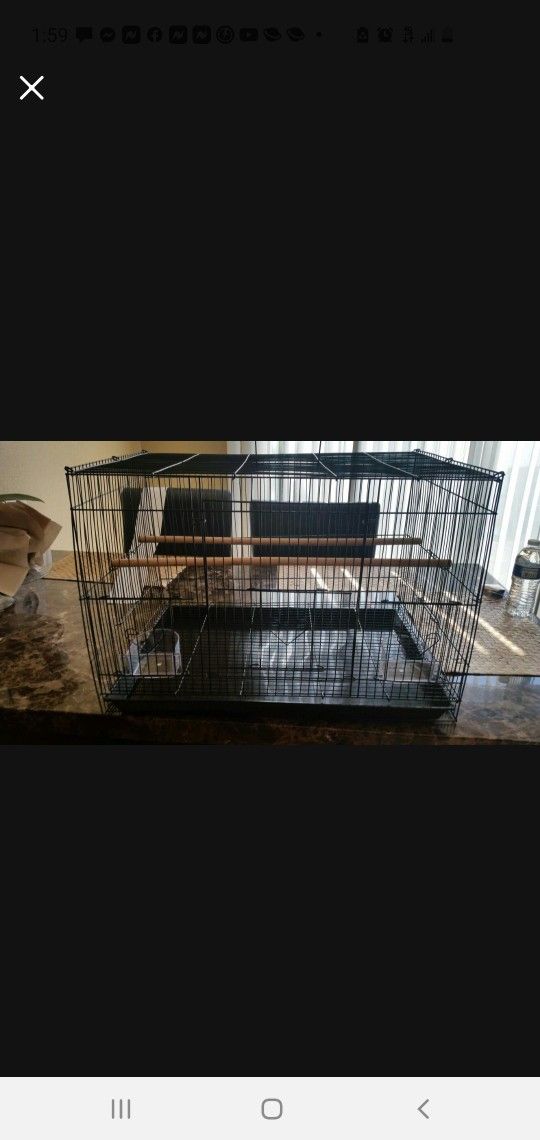 brand new bird cage tame parakeets