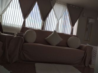Love seat and couch