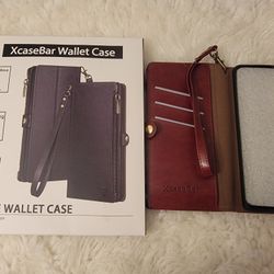 Brand New Samsung Galaxy S21 Red Wine Wallet Case