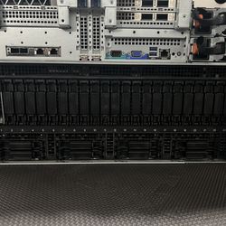 Rack server, Storage Array, Ethernet Switch, and cables