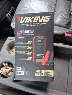 Viking lithium jump starter & power bank