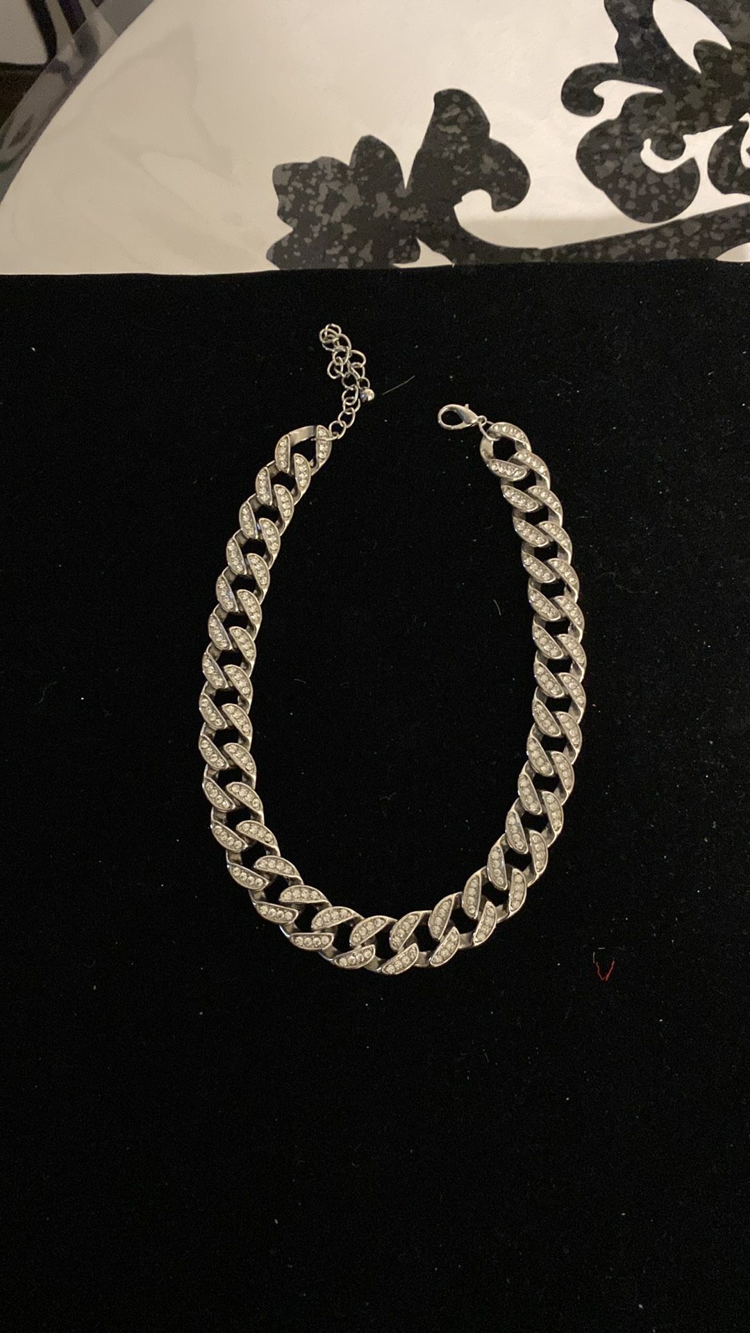 Silver Colored Choker