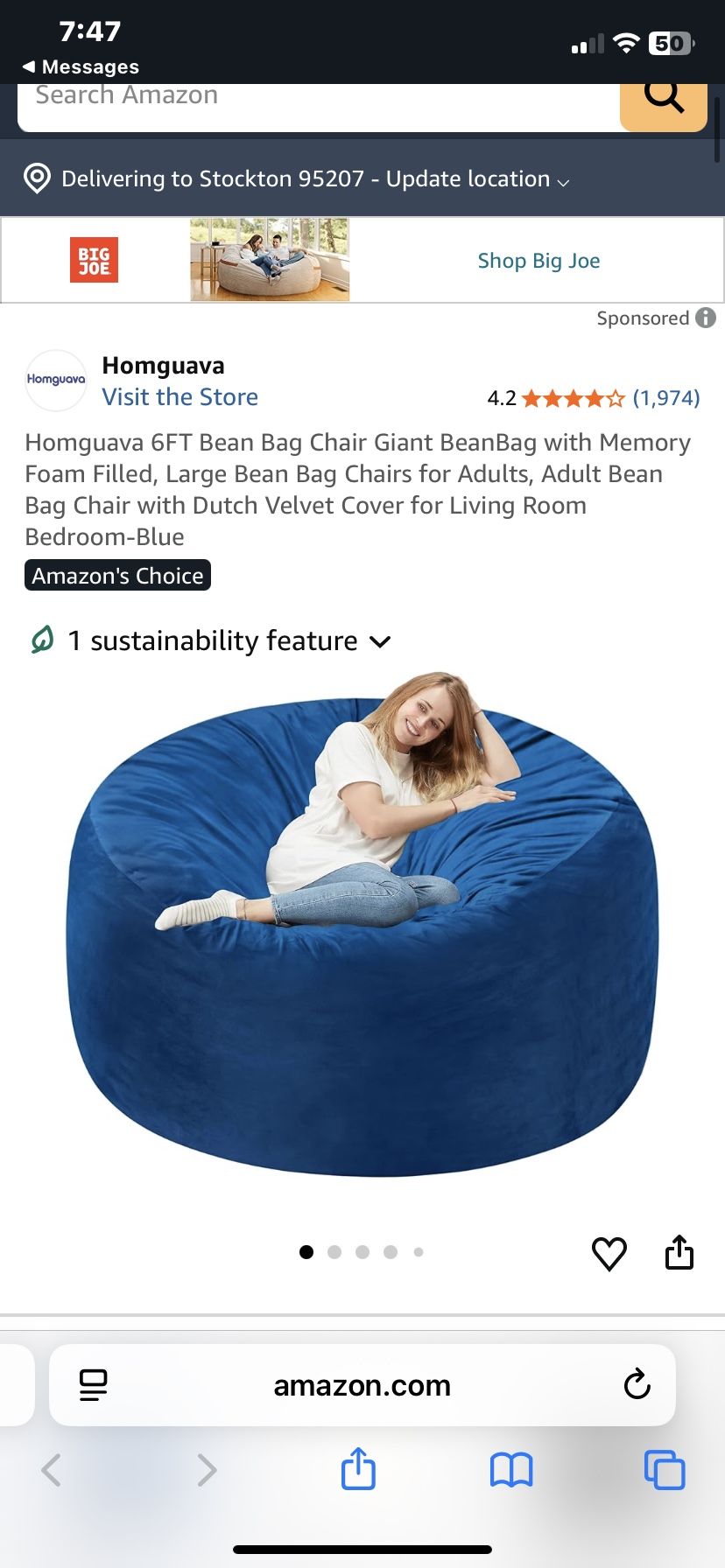 Large Bean Bag