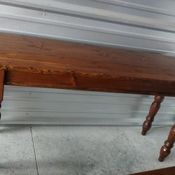 Sofa table by pottery Barn