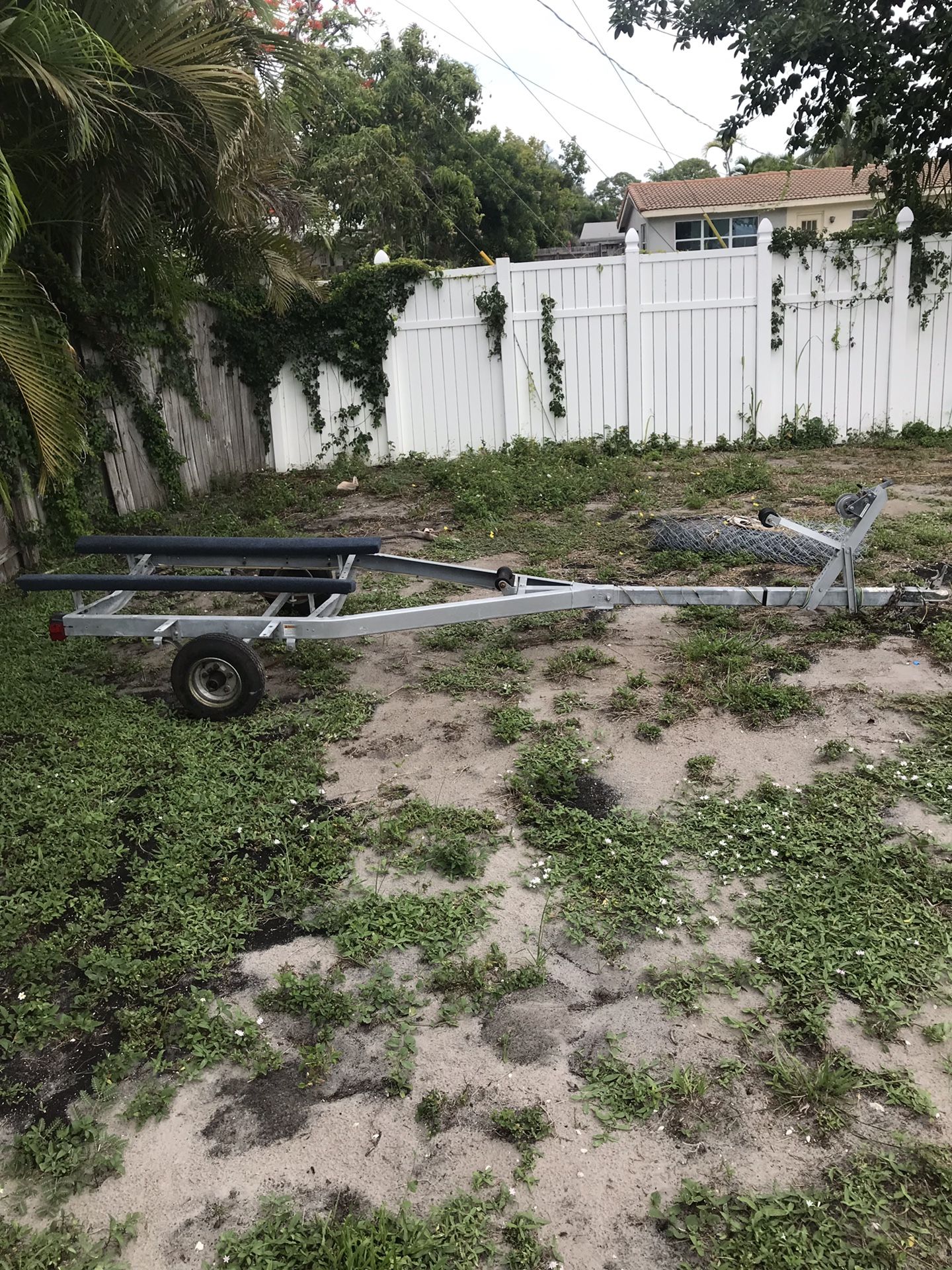 Jon boat/ jet ski trailer for Sale in Boca Raton, FL OfferUp