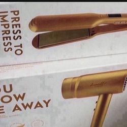 Blow dryer straightener
