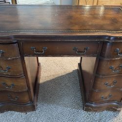 Wooden Desk With Chair $80 OBO