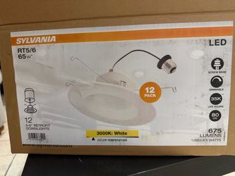 Sylvania RT5/6 LED Retrofit Downlights 8 light left