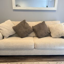 Couch And Matching Round Chair