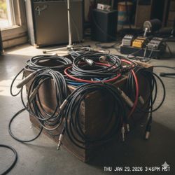 HUGE Pro Audio Cable Lot - XLR & 1/4" Blowout! 🎙️