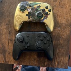 Nintendo Switch Pro Controller And Zelda Wireless Controller