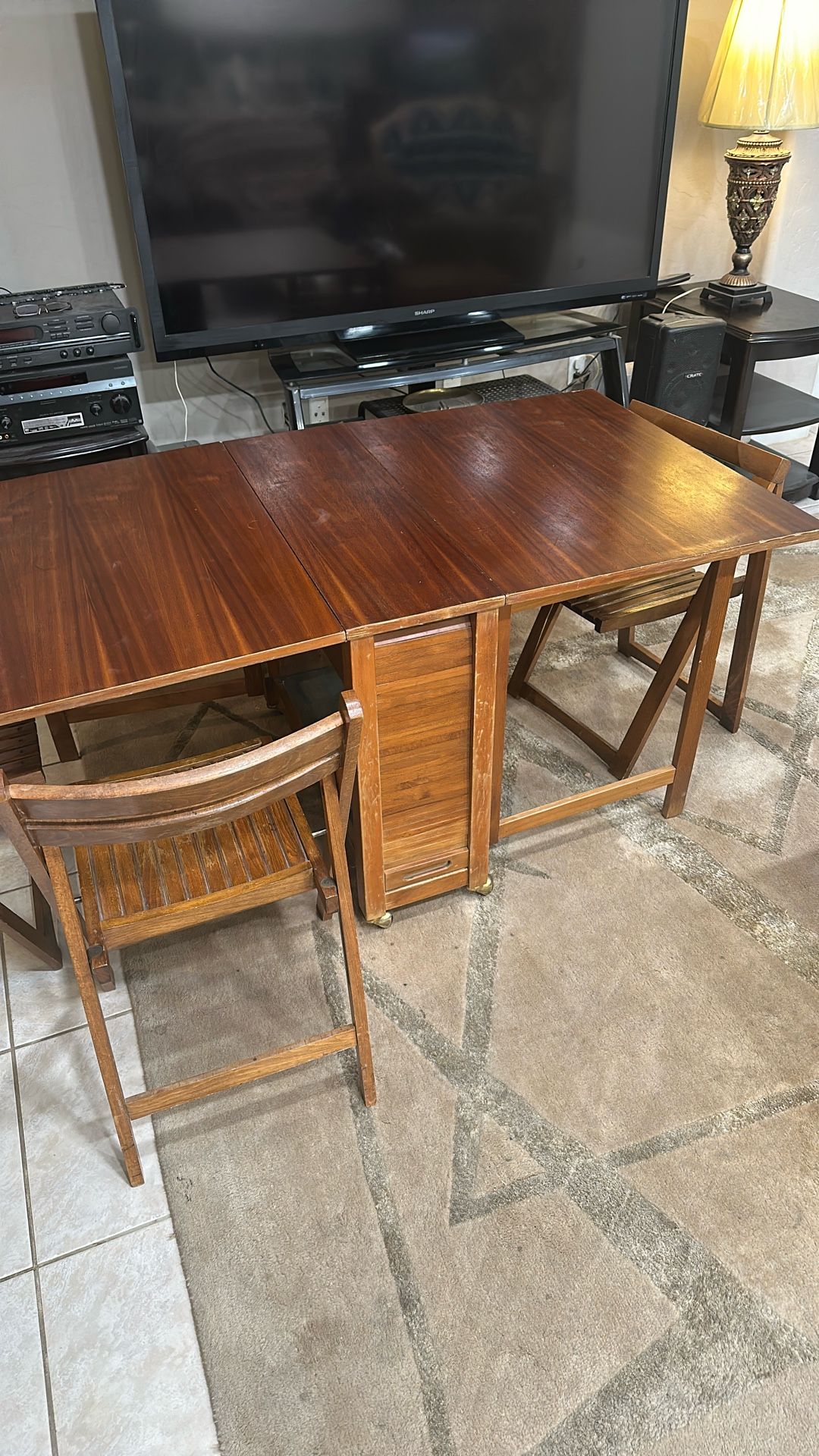 Fold Away Table Nice Wood