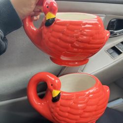 Flamingo Planter Set