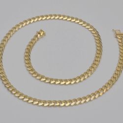 10K Yellow Gold Miami Cuban Link Chain 7.0mm 21 in 62.8g