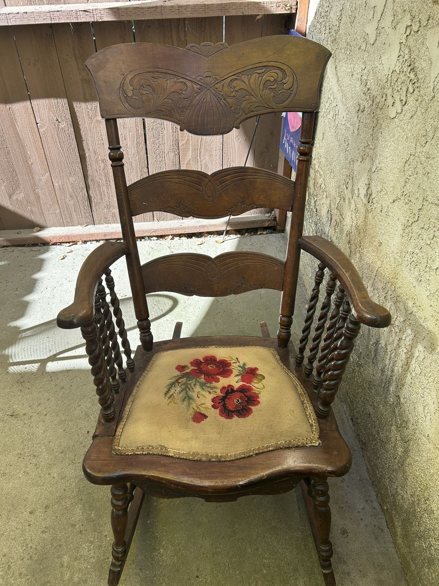 Antique Adult Rocking Chair