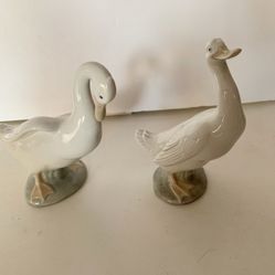 Nao By Lladro Set of Geese Figurines