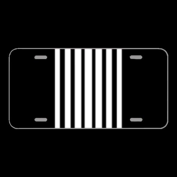 License Plate Novelty Car Front Column Structure Architecture Pillar