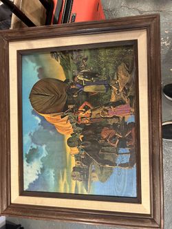 Vintage Luke Doheny Print and Frame