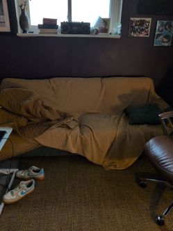 Green couch